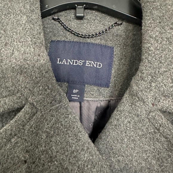 Lands End Wool Pea Coat - Picture 2 of 8